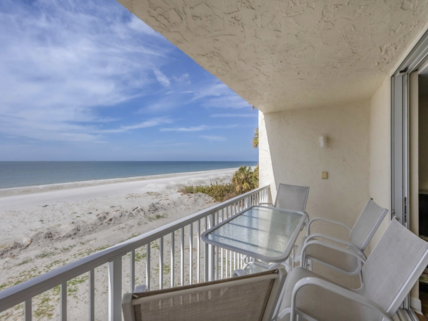 Two Bedroom Beach Condo Communal Pool  Longboat Key